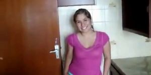 con la chacha de la casa (amateur )