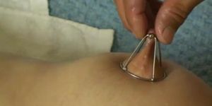 nipple stretching and wax