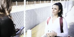 Latina teen schoolgirl captured and fucked by strangers (Gina Valentino)