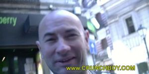 CRUNCHBOY - show porn live with araf macrco in public