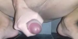 Twink cums fucked rough bareback
