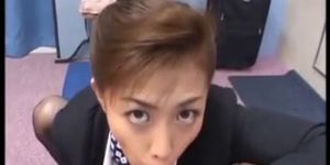 Japanese Cougar Air Hostess Blowjob Service To Clients