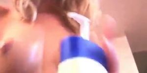 Lotion All Over Her Hot Body - video 4