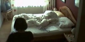 Morning masturbation of my mum in bedroom