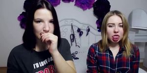 SWEETCAMS - Hot Beautiful Teens Fucking Each Other Cock Pocket