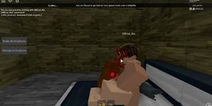Brunette Roblox Whore Fucks first Big Dick and Loves it