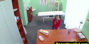 FAKEHUB - Euro amateur fingered and licked by nurse