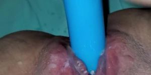 Squirting all over myself during massive orgasm