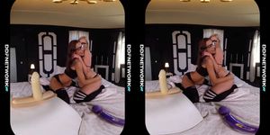 Immersive 180 3D VR Voyeur POV Experience With Satin Bloom & Tracy Lindsay (Tracy Delicious)