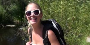 Teen hiker taken home and fucked