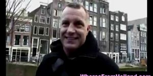 Amateur guy searches for hookers in Amsterdam