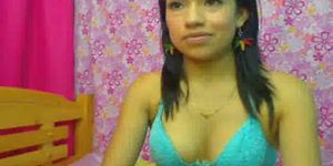 Hot Latin Teen Naked On Her Webcam