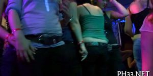 Group sex wild patty at night club - video 9