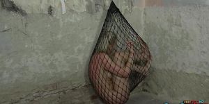 Rebecca Black Is Captured In A Large Net Then Abused - PornoPyro.com (Rebeka Black)