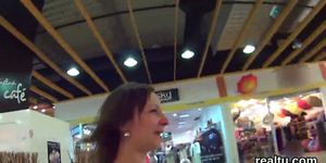 Enchanting czech girl was teased in the hypermarket and drilled in pov