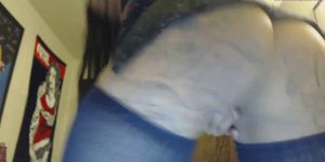 Hot latin teen squirting on webcam