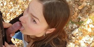 SCOUT69 - Studentin Holly Outdoor nach der Uni im Wald gefickt Deutsch
