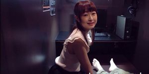 JAPANESE PASSWORD - Horny beautiful Japanese teen blows big cock in manga hotel