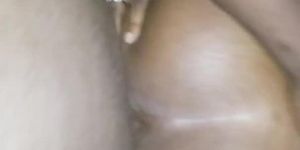 Wifey ass and pussy squirting from deep ass screw