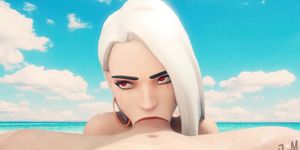 OverWatch Ashe Giving BlowJob