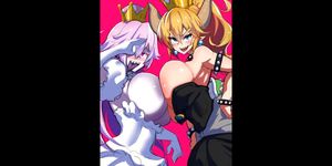 Bowsette and Boosette Music Video (10min HD)