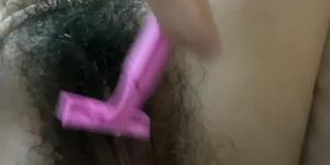 Hairy Pinay Teen Shaves her Pussy Hair for The Very First Time {PFKBUNNY}
