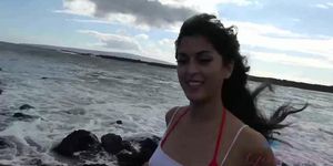 ATK Girlfriends - Sophia visits the turtles and the nude beach. (Sophia Leone)