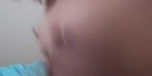 Hot girl in pink string rubbing part6 - video 1