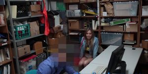 Shoplifting teen jizzed - video 1