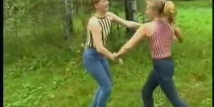 Real Outdoor Catfight
