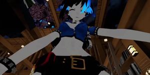 VRChat lap dancer try's out new outfit and showcases it to you
