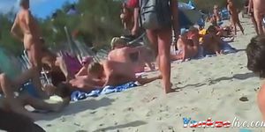 Swinger am Strand (amateur )