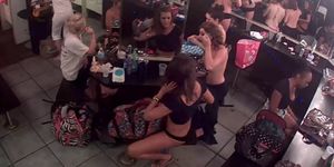 Strip club dressing room camera - video 2