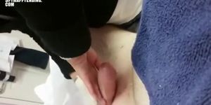 Asian Lady Ends Waxing with a Jerk off - video 1