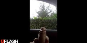 Flash Cock In Car For Two Polish Girls