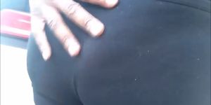 Big round booty Latina double cream by black cock