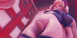Overwatch babes taking big dick in their ass