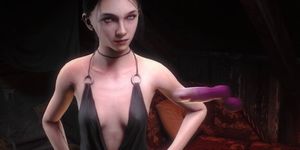 3D hentai teen witch masturbation and Overwatch sex