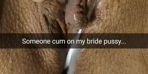 My bride cheat me with stranger without condom [Cuckold. Snapchat]
