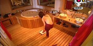 Reality show - pretty girl undressing