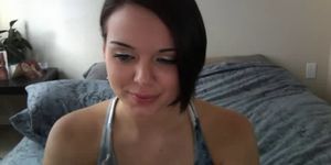 Shy Teen Teases Her Pussy On Webcam 1