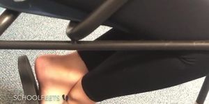 Candid teen feet caught in school *Like for more videos*