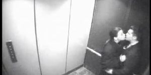 Couple gets kinky in the elevator - video 3