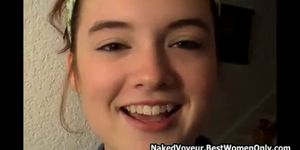 Amazing Hairy Girl Show Herself Home Webcam Voyeur