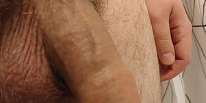 Erection Growth - Uncut dick slowly gets hard