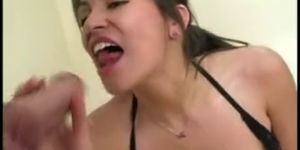 Petite Bitch Has Her Snatch Impaled By A Big Cock