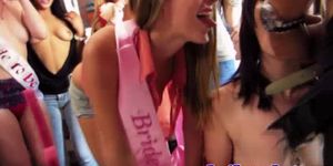Party real bridesmaids sucking on dick