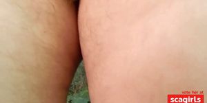Hairy mature outdoor - video 2