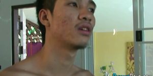 Asian guys face bukkaked