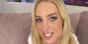 Blonde teen wants to be a pornstar